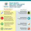 Best Nest Prenatal Vitamin - whole food based, with methylfolate (folic acid) and methylcobalamin