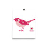 Poster Pink Bird