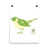 Poster Lime Bird
