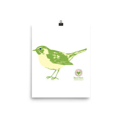 Poster Lime Bird
