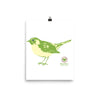 Poster Lime Bird