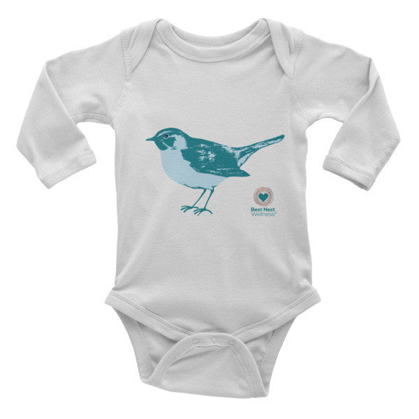 Onesie long sleeve teal