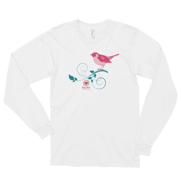 Long sleeve white t-shirt