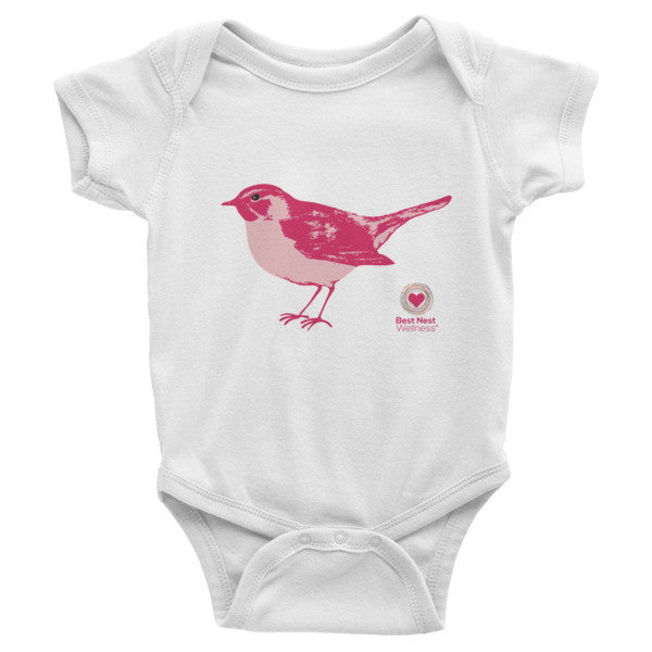 Onesie Pink Bird