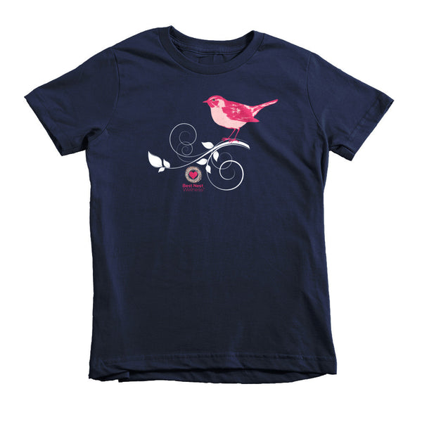 kids navy/pink t-shirt