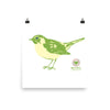 Poster Lime Bird