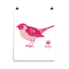 Poster Pink Bird